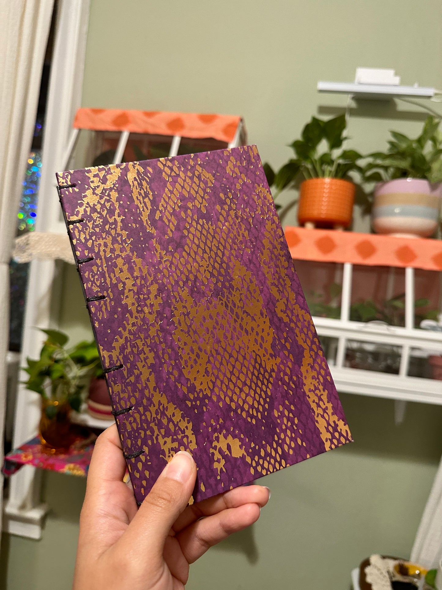 Purple Snakes Skin Journal