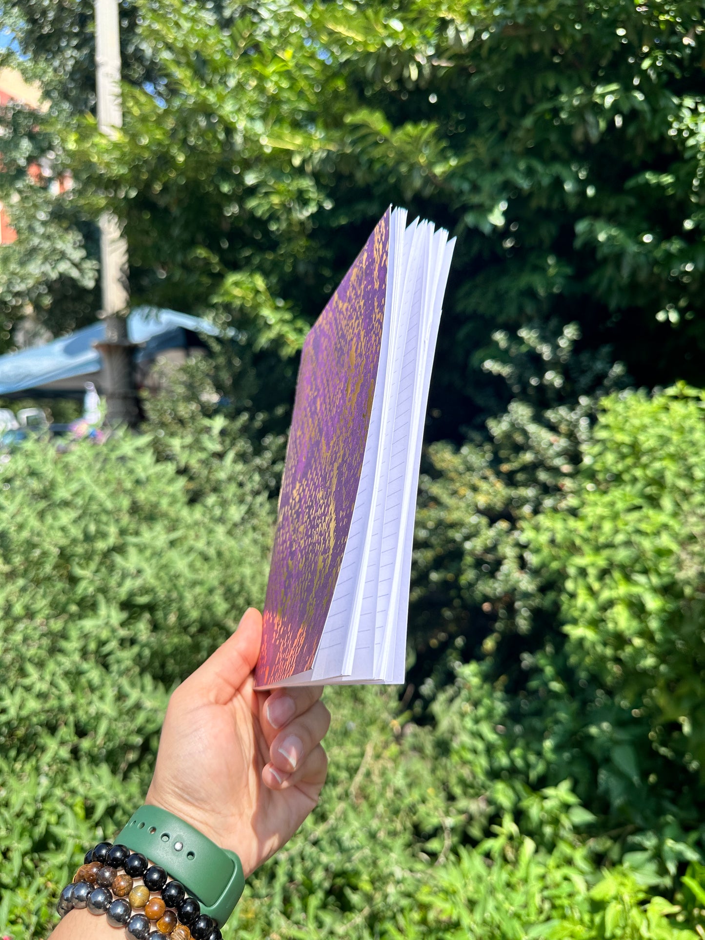 Purple Snack Skin Lined Book