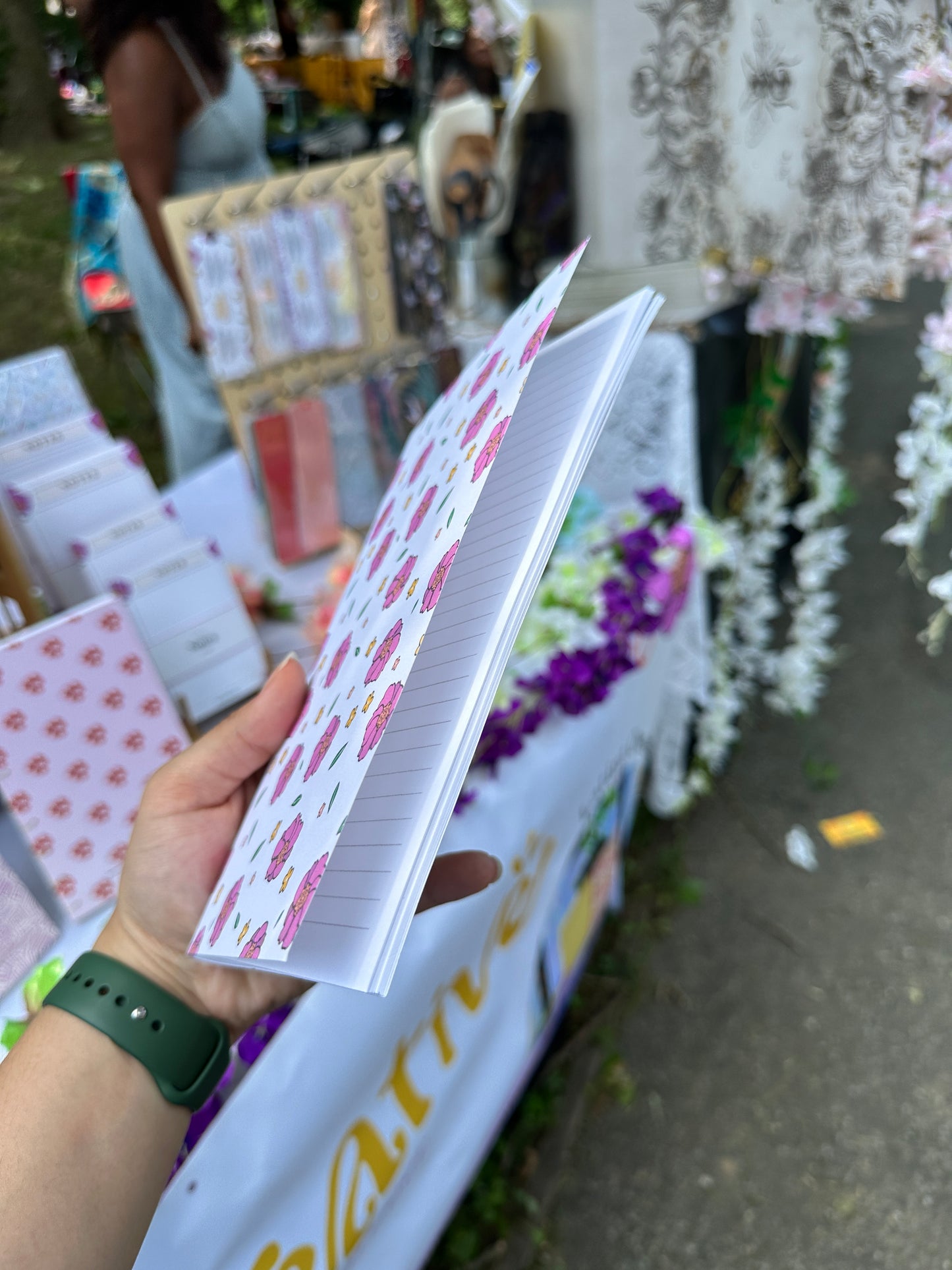 Bayahibe Roses Lined Book